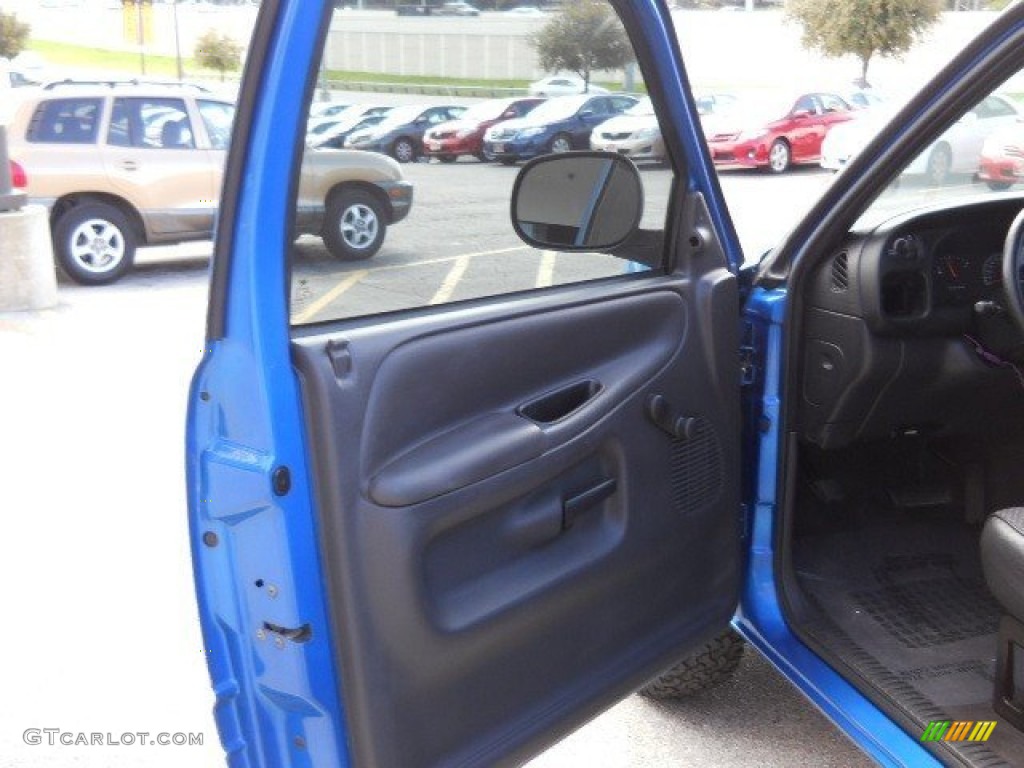 1998 Ram 1500 ST Regular Cab - Intense Blue Pearl / Black photo #7