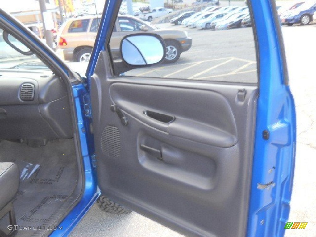 1998 Ram 1500 ST Regular Cab - Intense Blue Pearl / Black photo #10