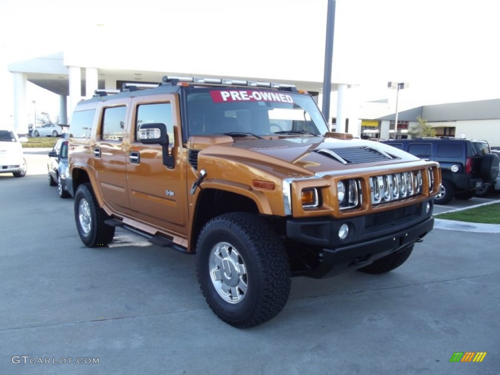 2006 H2 SUV - Fusion Orange / Ebony photo #2