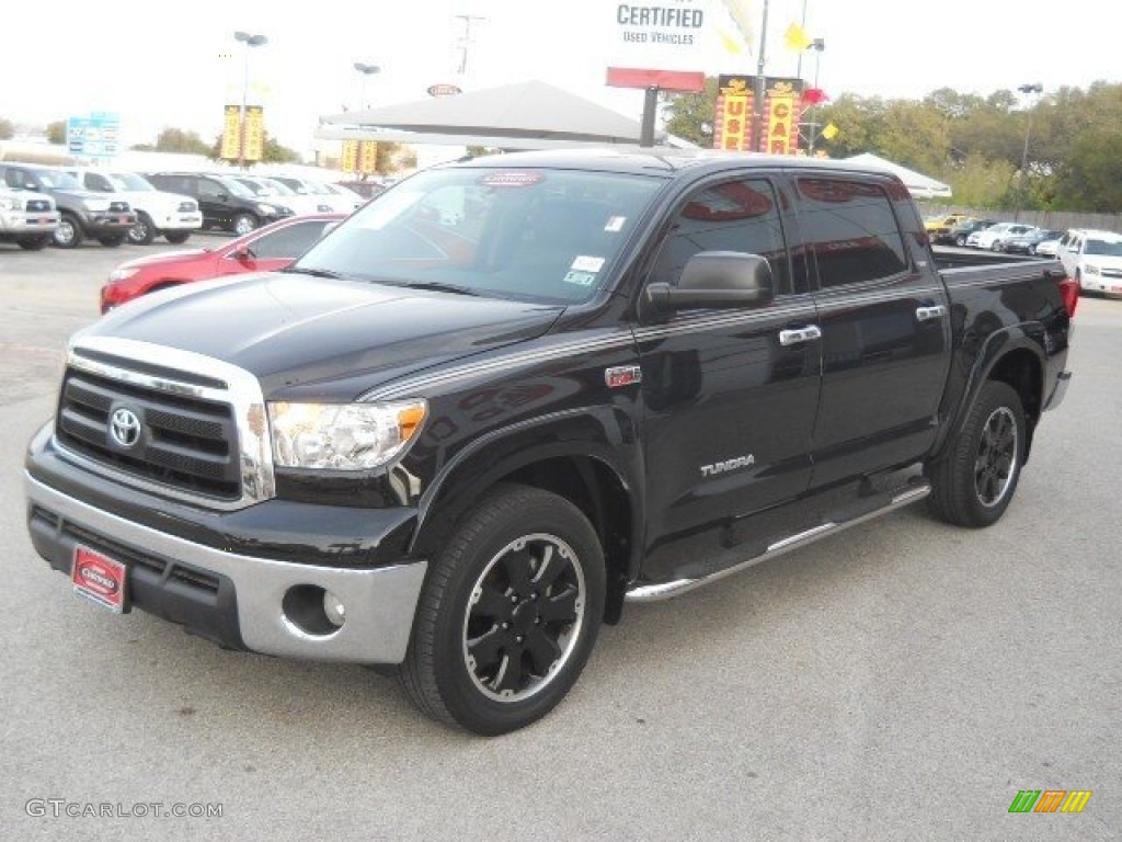 2010 Tundra SR5 CrewMax - Black / Graphite Gray photo #3