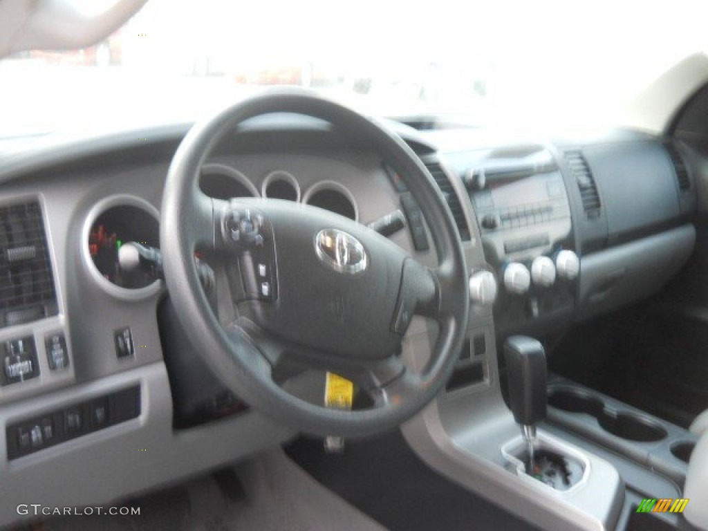 2010 Tundra SR5 CrewMax - Black / Graphite Gray photo #13