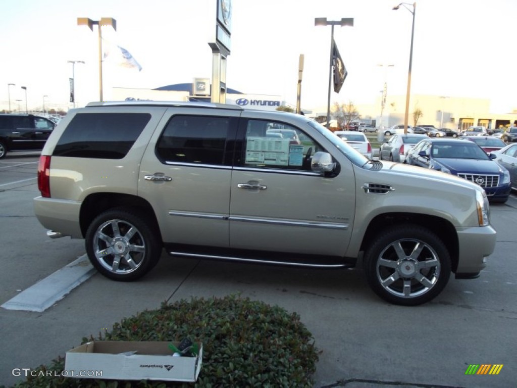 2012 Escalade Luxury - Gold Mist Metallic / Cashmere/Cocoa photo #6