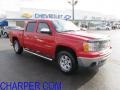 Fire Red - Sierra 1500 SLE Z71 Crew Cab 4x4 Photo No. 1