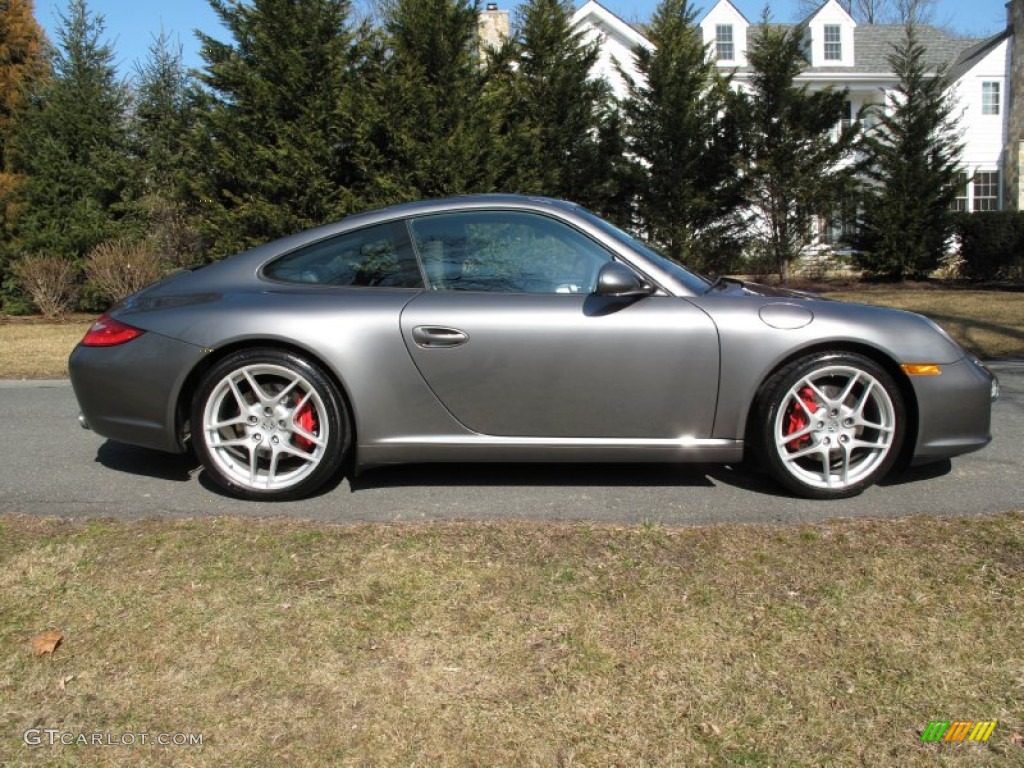 Meteor Grey Metallic 2009 Porsche 911 Carrera S Coupe Exterior Photo #61477431