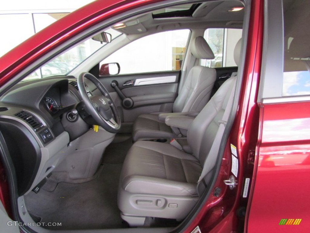 2010 CR-V EX-L AWD - Tango Red Pearl / Gray photo #11