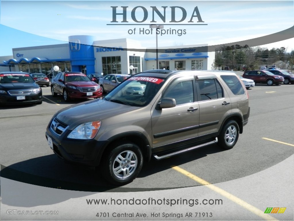 2004 CR-V EX 4WD - Mojave Mist Metallic / Saddle photo #1
