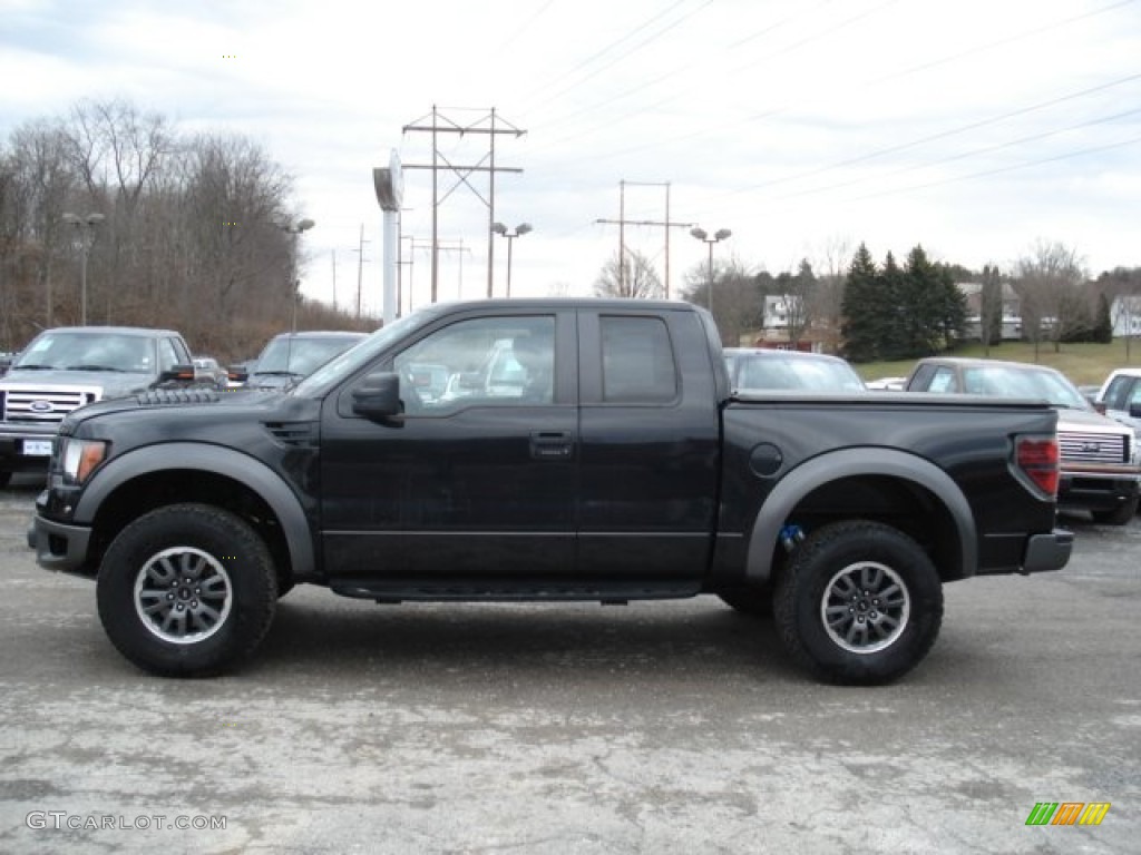 2010 F150 SVT Raptor SuperCab 4x4 - Tuxedo Black / Raptor Black photo #5