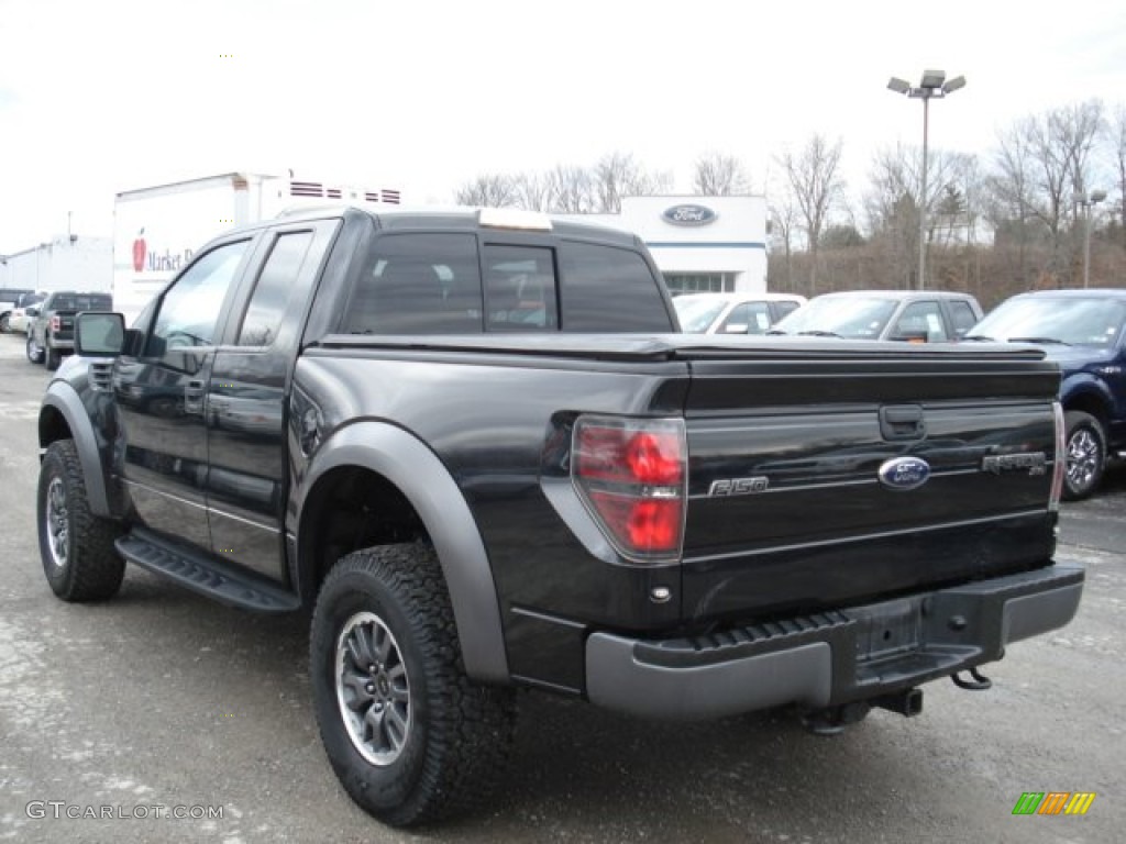 2010 F150 SVT Raptor SuperCab 4x4 - Tuxedo Black / Raptor Black photo #6