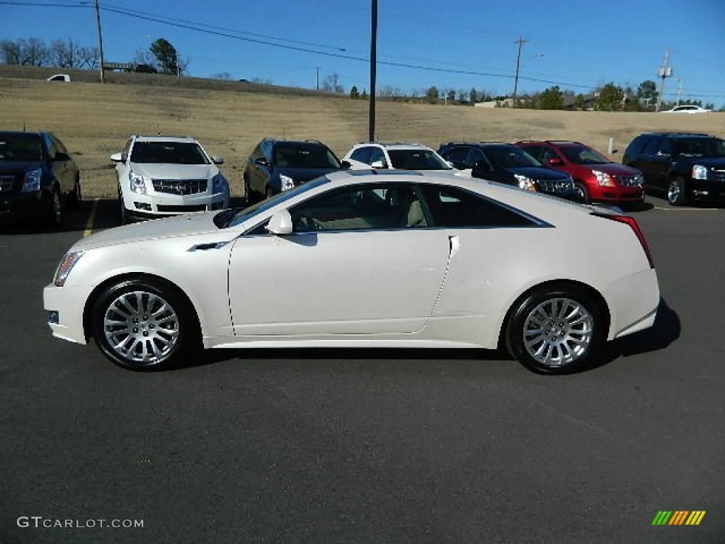 White Diamond Tricoat 2011 Cadillac CTS Coupe Exterior Photo #61480635