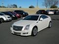 White Diamond Tricoat 2011 Cadillac CTS Coupe Exterior