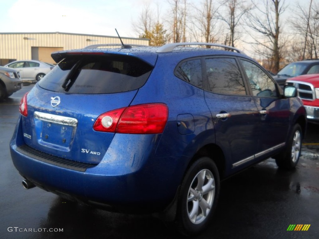 2011 Rogue SV AWD - Indigo Blue Metallic / Gray photo #2