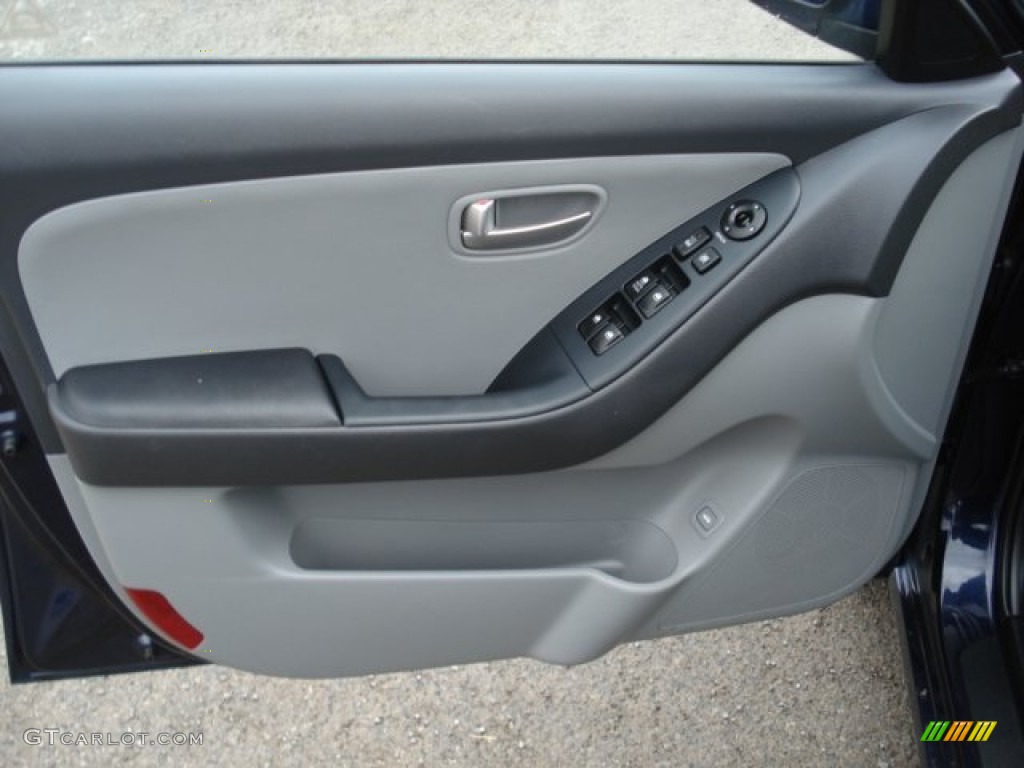2009 Elantra GLS Sedan - Regatta Blue / Gray photo #12