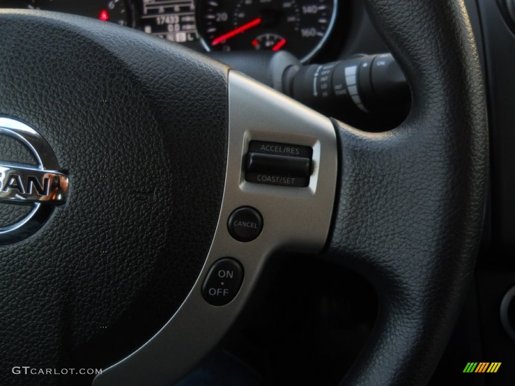 2011 Rogue SV AWD - Indigo Blue Metallic / Gray photo #6