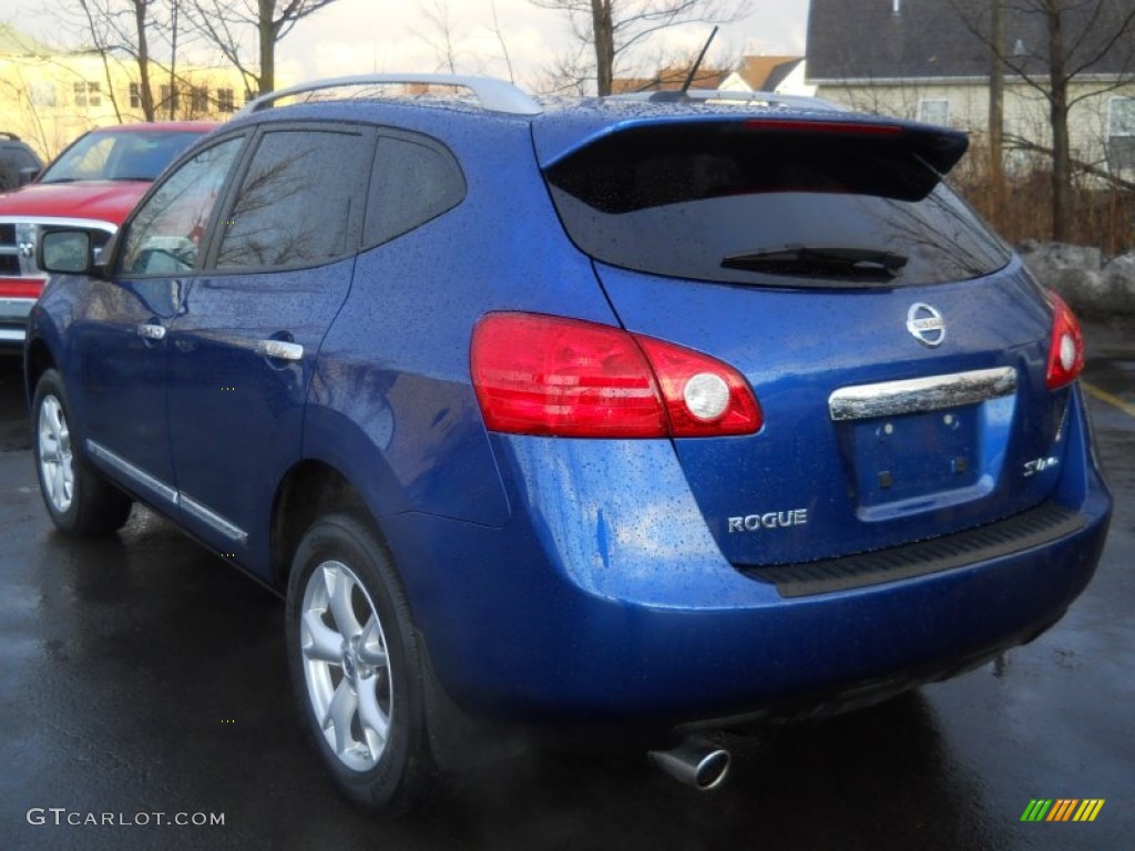 2011 Rogue SV AWD - Indigo Blue Metallic / Gray photo #12