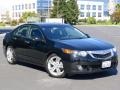 2010 Crystal Black Pearl Acura TSX V6 Sedan  photo #1