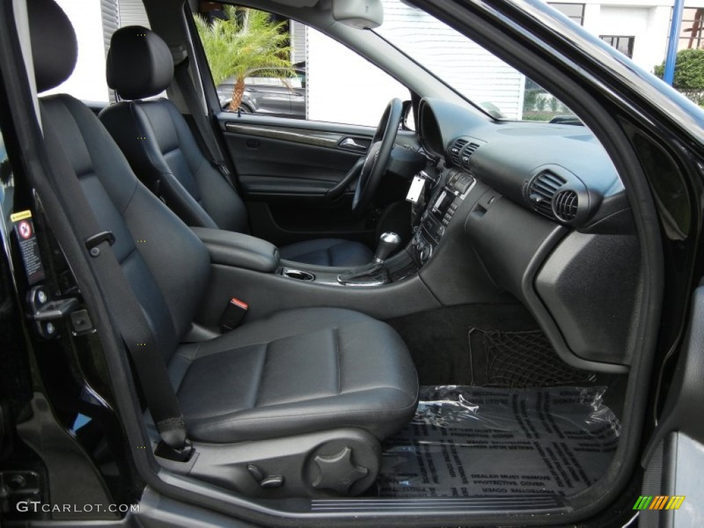 Black Interior 2007 Mercedes-Benz C 230 Sport Photo #61482183