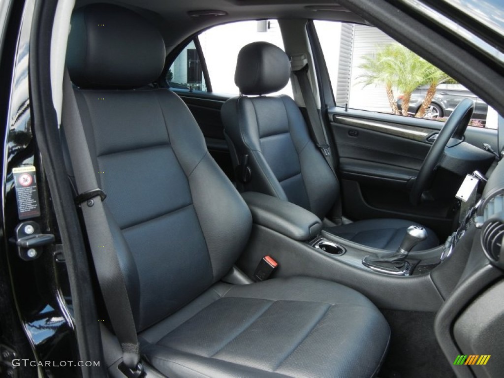 Black Interior 2007 Mercedes-Benz C 230 Sport Photo #61482192