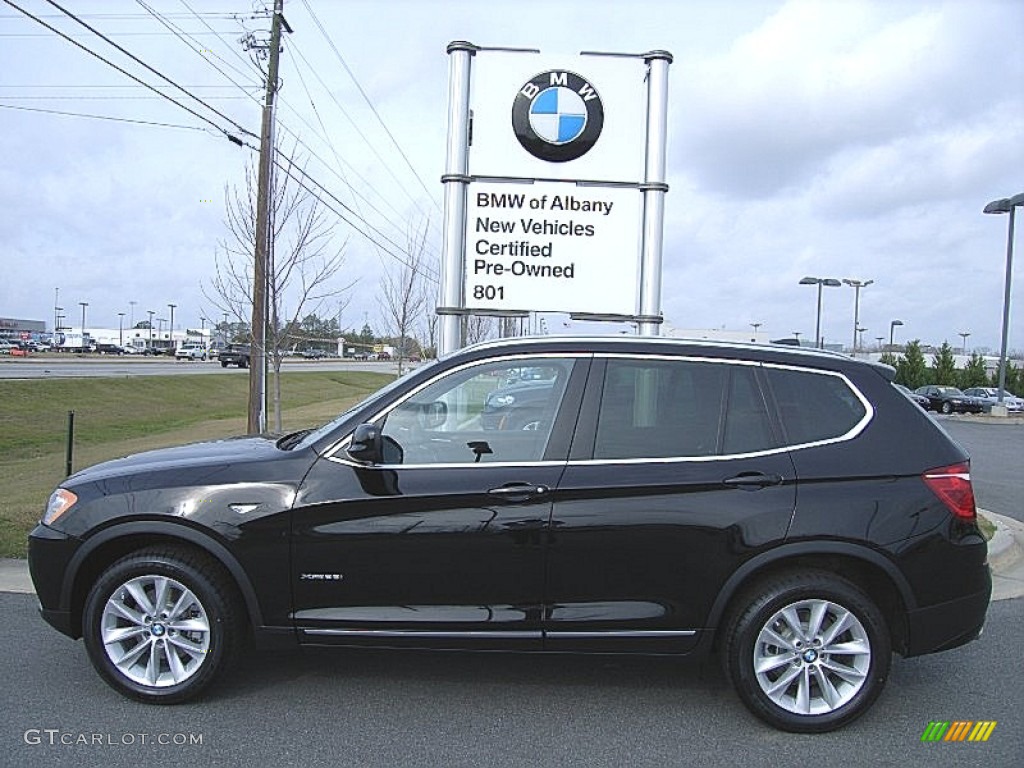 2012 X3 xDrive 28i - Jet Black / Black photo #1