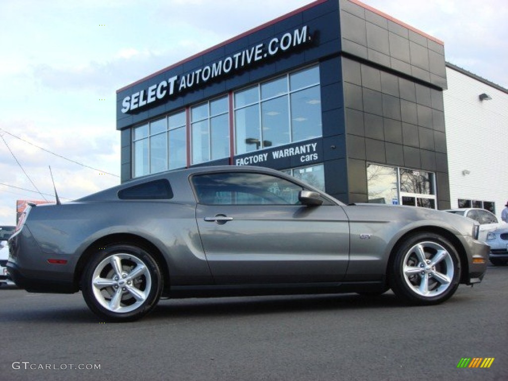 2010 Mustang GT Premium Coupe - Sterling Grey Metallic / Charcoal Black/Cashmere photo #6