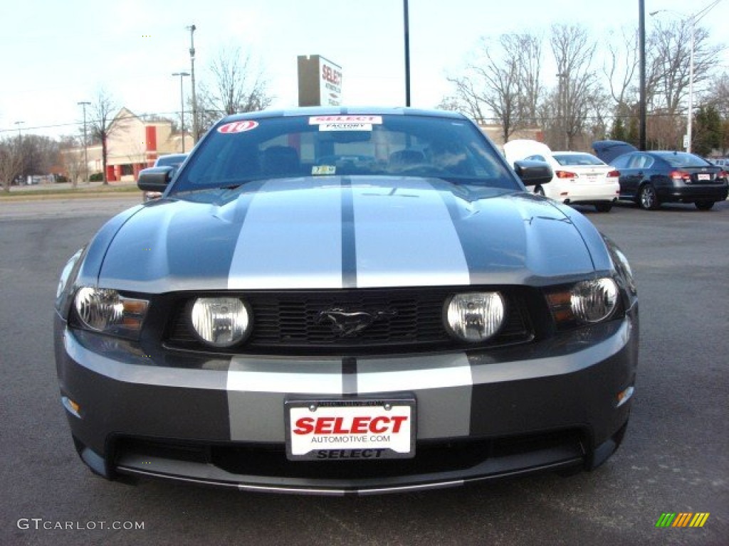 2010 Mustang GT Premium Coupe - Sterling Grey Metallic / Charcoal Black/Cashmere photo #8