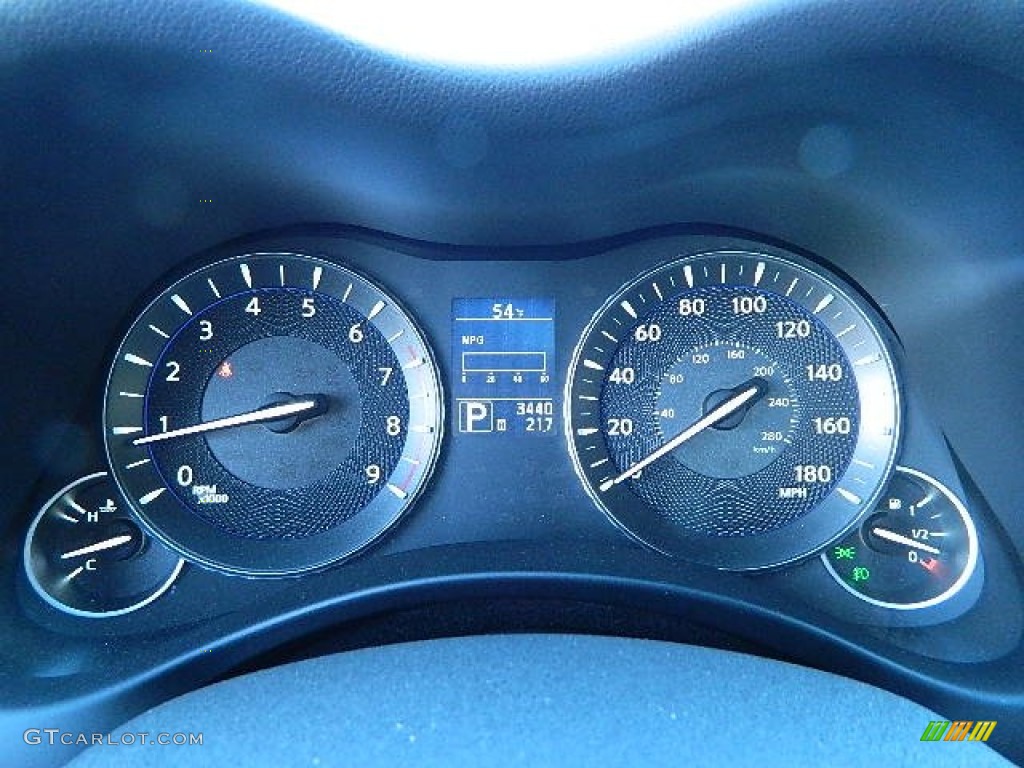 2012 Infiniti M 56x AWD Sedan Gauges Photo #61483591