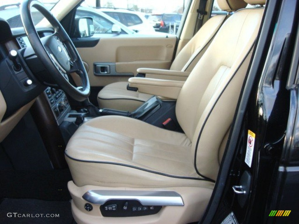 Sand/Jet Interior 2006 Land Rover Range Rover HSE Photo #61483617