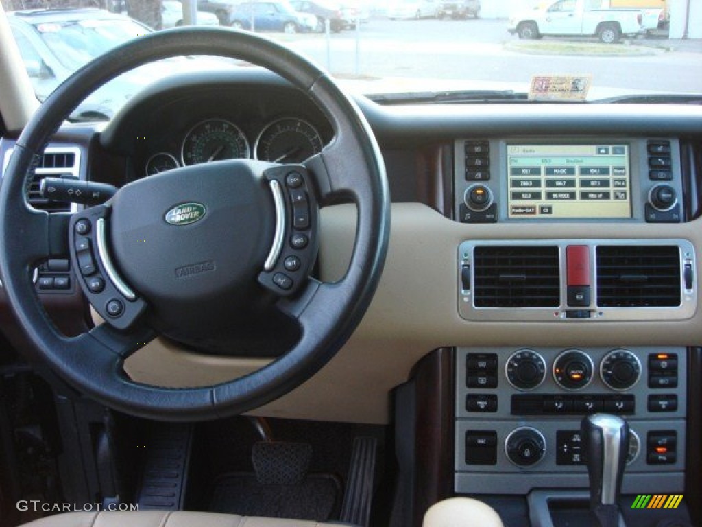 2006 Land Rover Range Rover HSE Sand/Jet Dashboard Photo #61483641