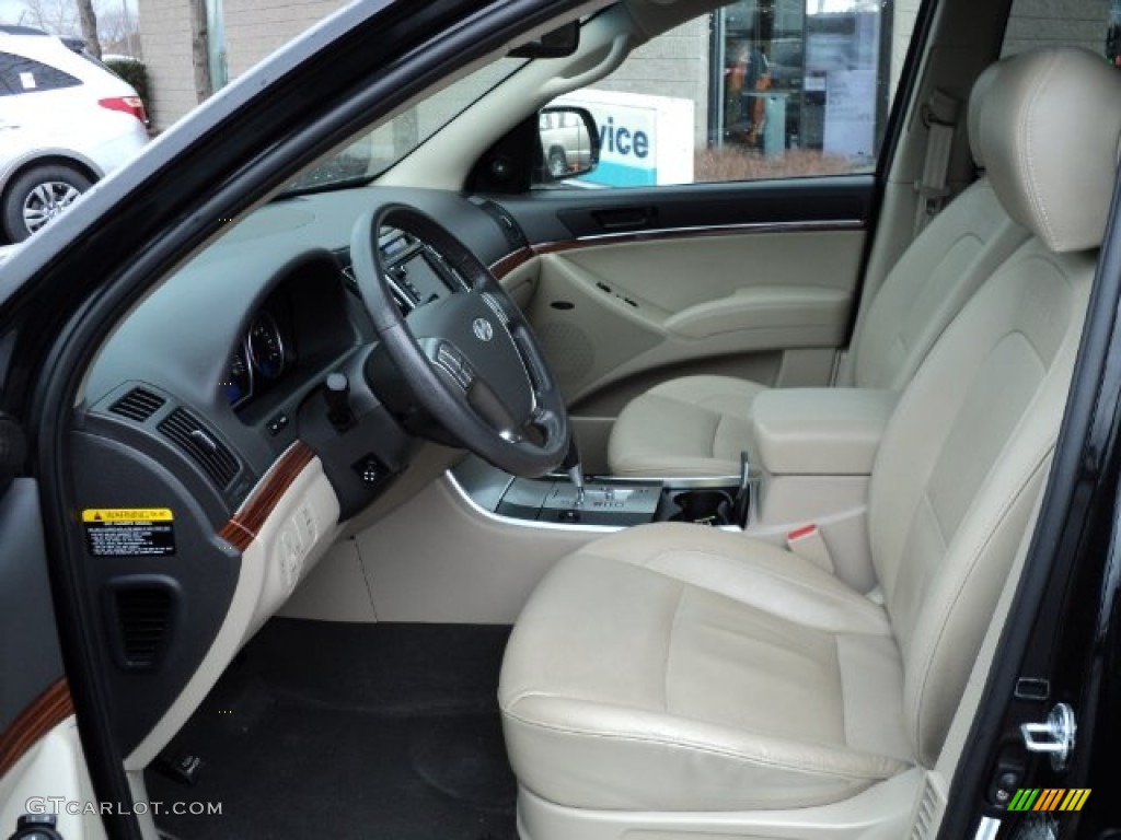 Beige Interior 2010 Hyundai Veracruz Limited AWD Photo #61484328