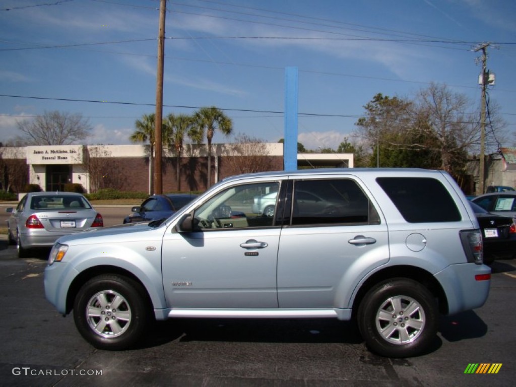 Light Ice Blue Metallic 2008 Mercury Mariner V6 4WD Exterior Photo #61484817