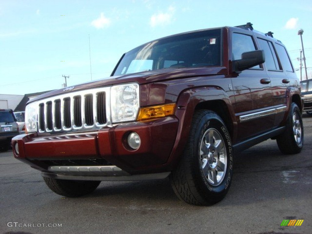 2007 Commander Limited 4x4 - Red Rock Pearl / Saddle Brown photo #1