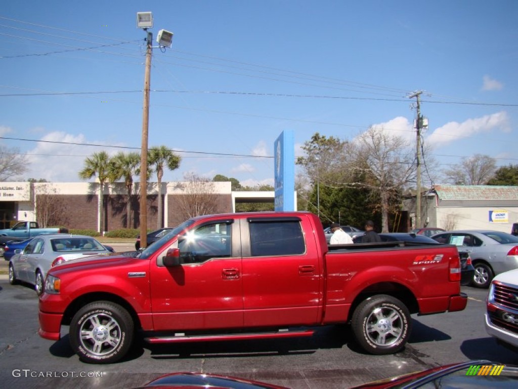 Redfire Metallic 2008 Ford F150 FX2 Sport SuperCrew Exterior Photo #61485177