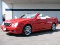 2002 Magma Red Mercedes-Benz CLK 320 Cabriolet  photo #1