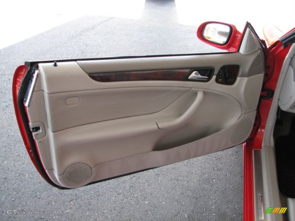 2002 CLK 320 Cabriolet - Magma Red / Oyster photo #8