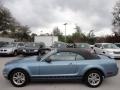 2005 Windveil Blue Metallic Ford Mustang V6 Premium Convertible  photo #2