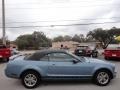 2005 Windveil Blue Metallic Ford Mustang V6 Premium Convertible  photo #9