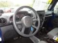 2009 Deep Water Blue Pearl Coat Jeep Wrangler X 4x4  photo #6