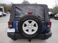 2009 Deep Water Blue Pearl Coat Jeep Wrangler X 4x4  photo #7