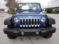 2009 Deep Water Blue Pearl Coat Jeep Wrangler X 4x4  photo #13