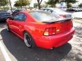 2003 Torch Red Ford Mustang Mach 1 Coupe  photo #3