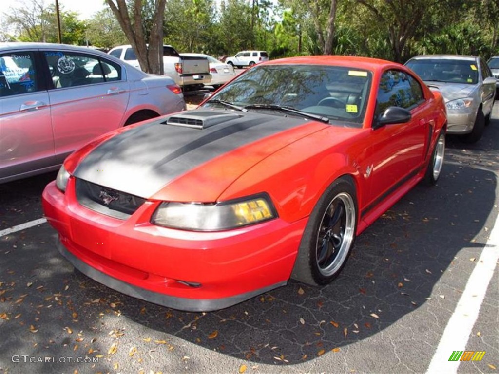 2003 Mustang Mach 1 Coupe - Torch Red / Dark Charcoal photo #4