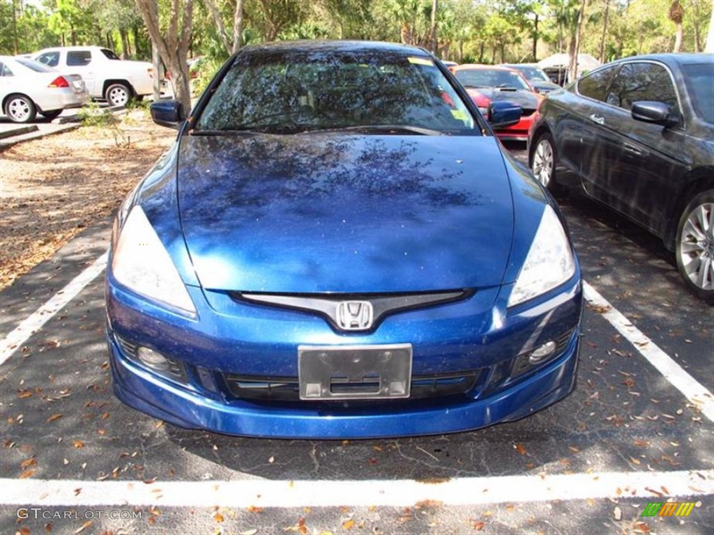 2003 Accord EX V6 Coupe - Sapphire Blue Pearl / Black photo #1