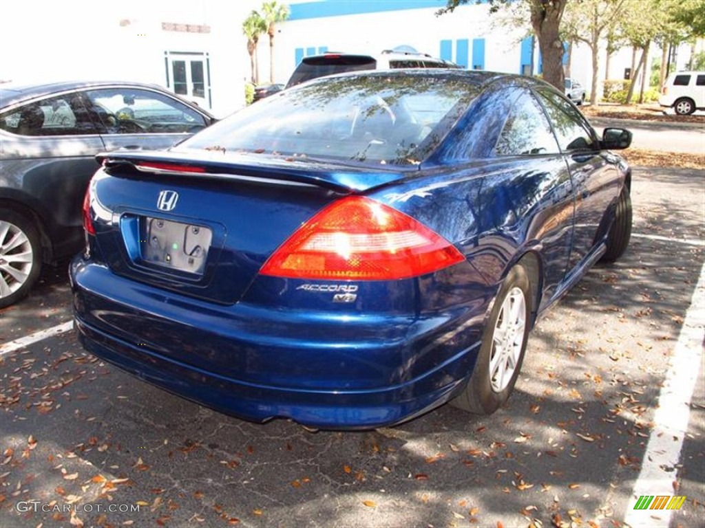 2003 Accord EX V6 Coupe - Sapphire Blue Pearl / Black photo #2