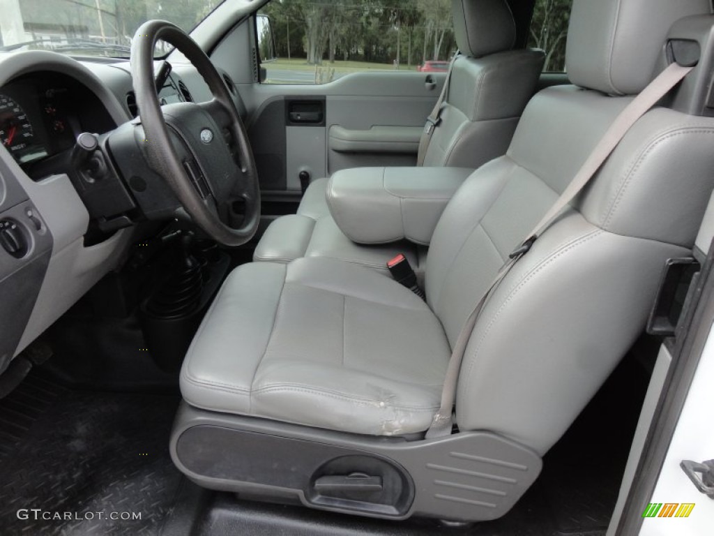 Medium Flint Interior 2006 Ford F150 XL SuperCab 4x4 Photo #61488108