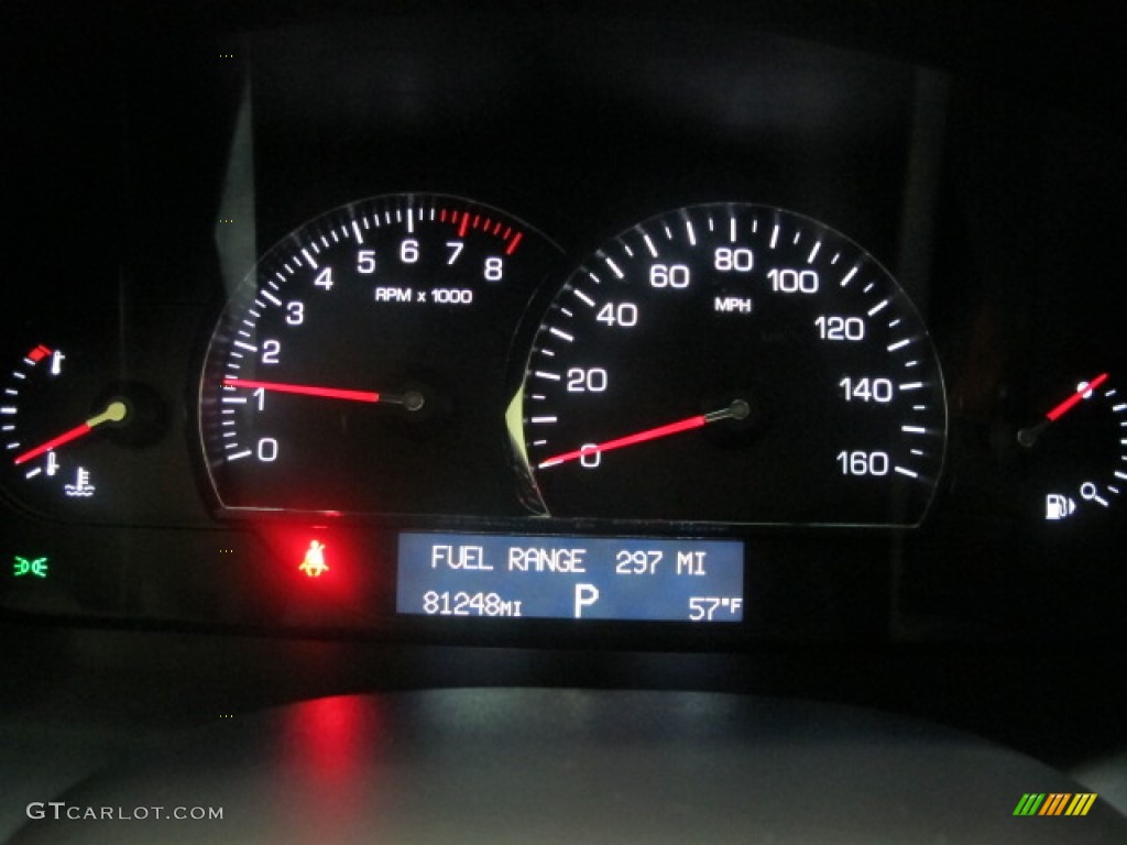 2008 Cadillac SRX 4 V6 AWD Gauges Photo #61489419