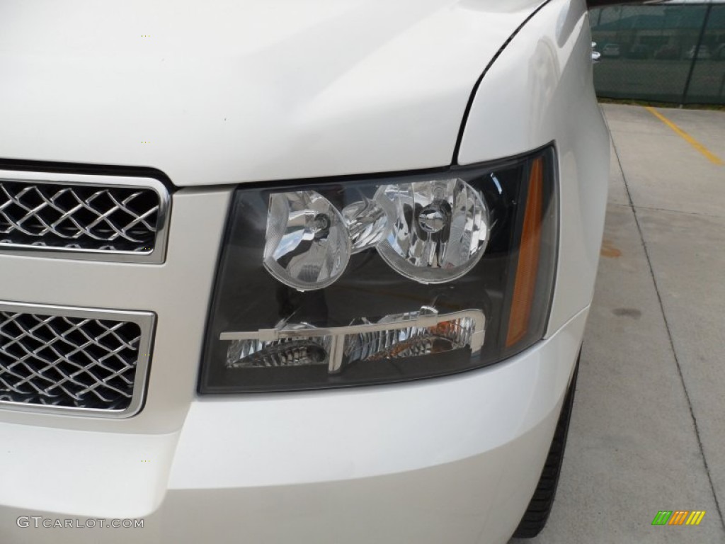2009 Tahoe LTZ - White Diamond Tricoat / Light Cashmere photo #9