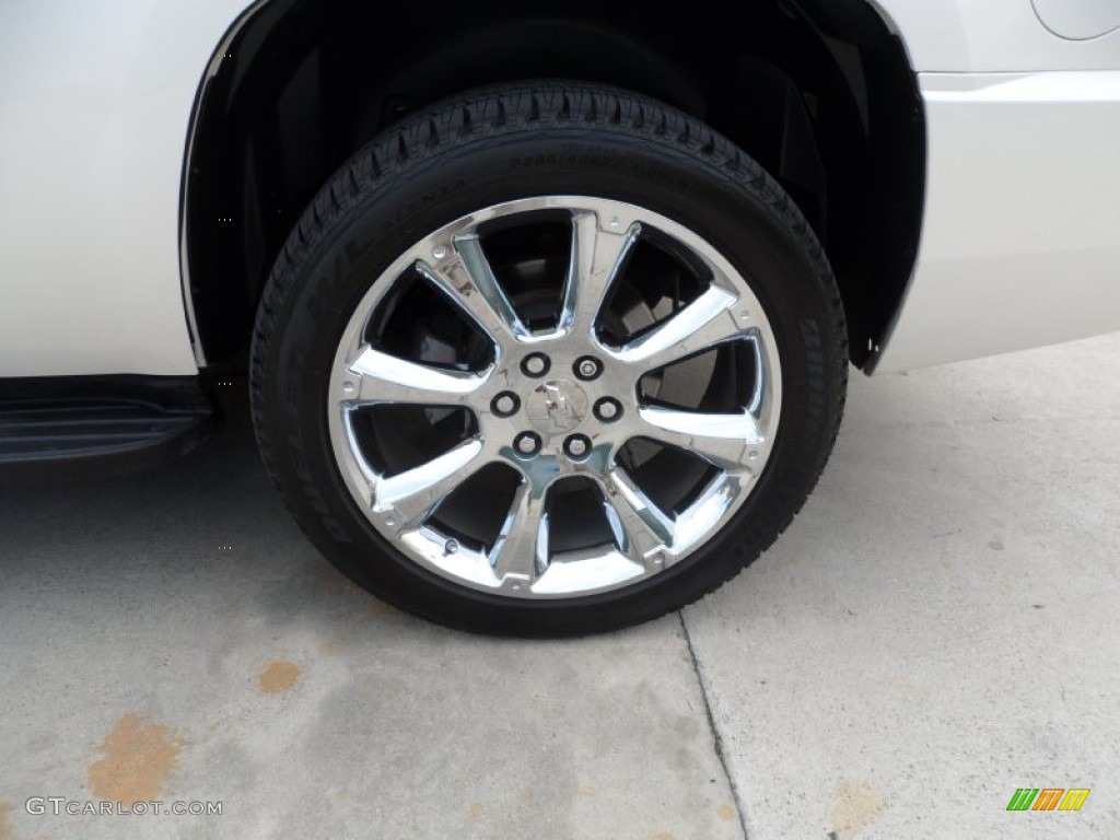 2009 Tahoe LTZ - White Diamond Tricoat / Light Cashmere photo #11