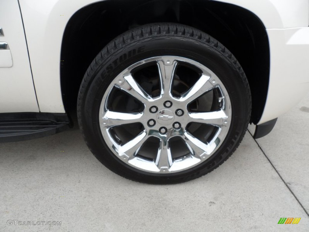 2009 Tahoe LTZ - White Diamond Tricoat / Light Cashmere photo #13