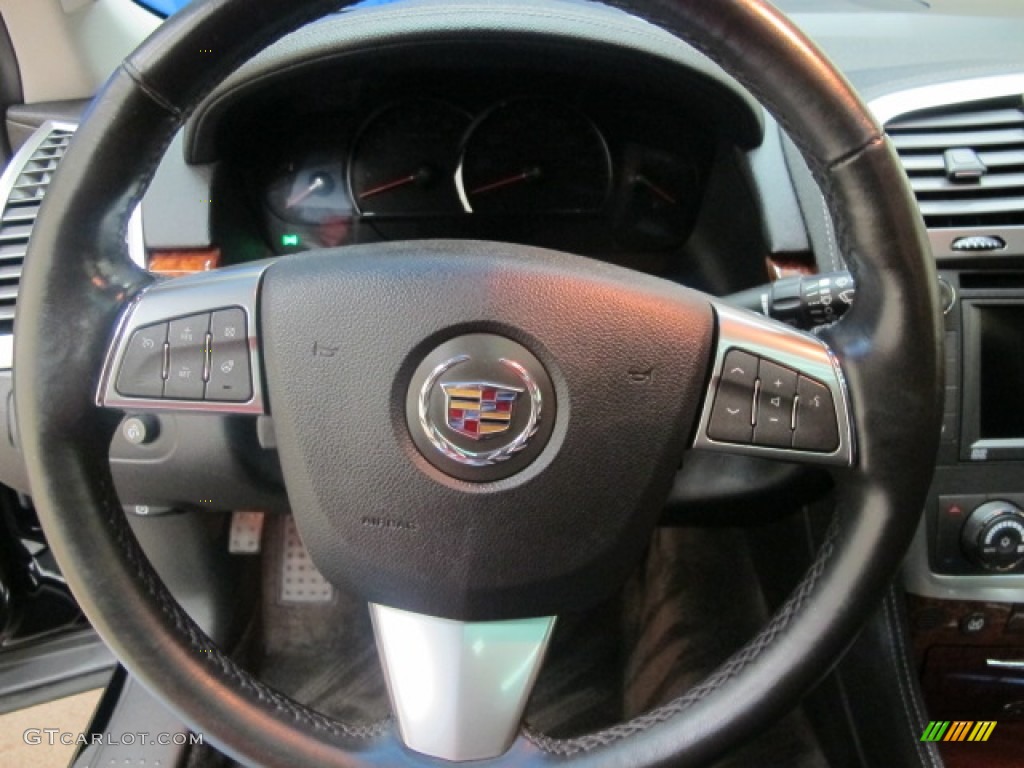 2008 Cadillac SRX 4 V6 AWD Ebony/Ebony Steering Wheel Photo #61489485