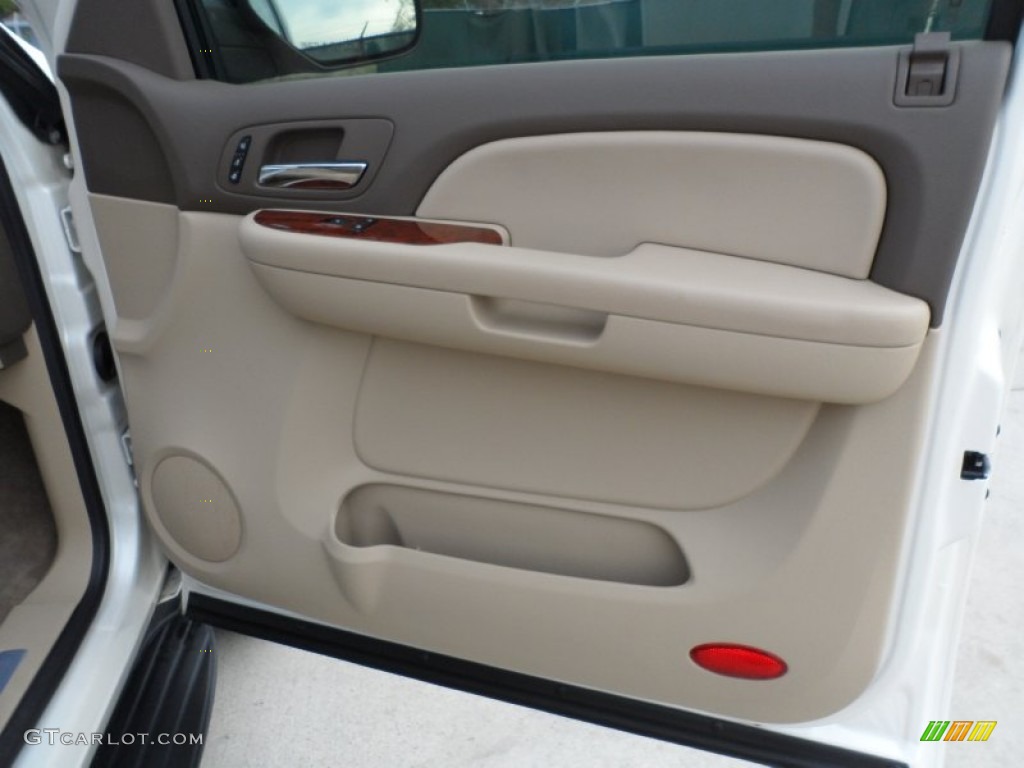 2009 Tahoe LTZ - White Diamond Tricoat / Light Cashmere photo #22