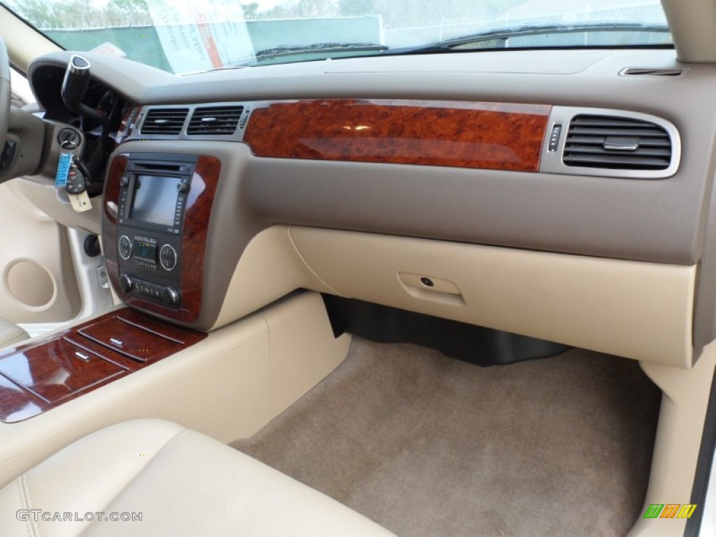 2009 Tahoe LTZ - White Diamond Tricoat / Light Cashmere photo #23